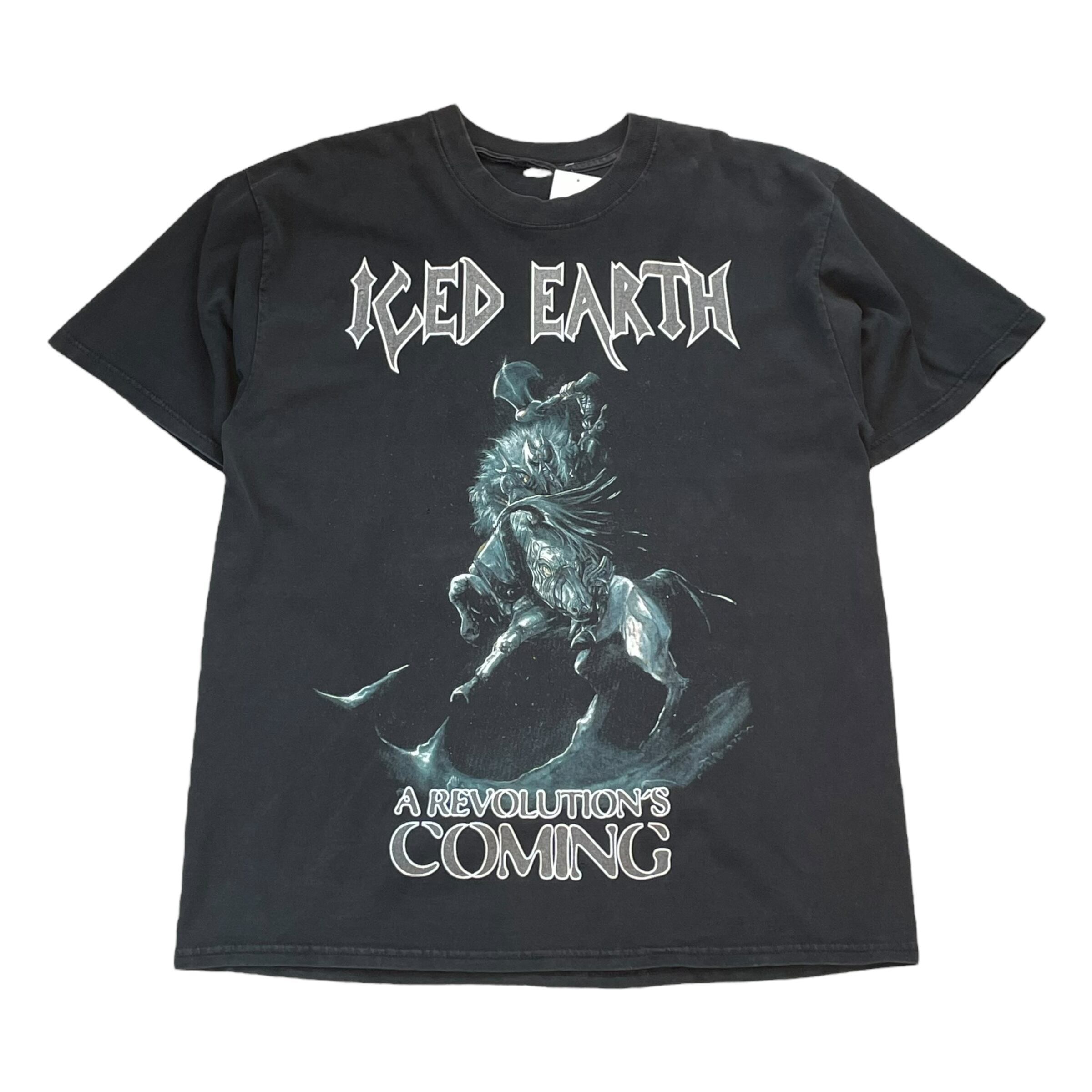 90s ICED EARTH "A REVOLUTION'S COMING" T-shirt