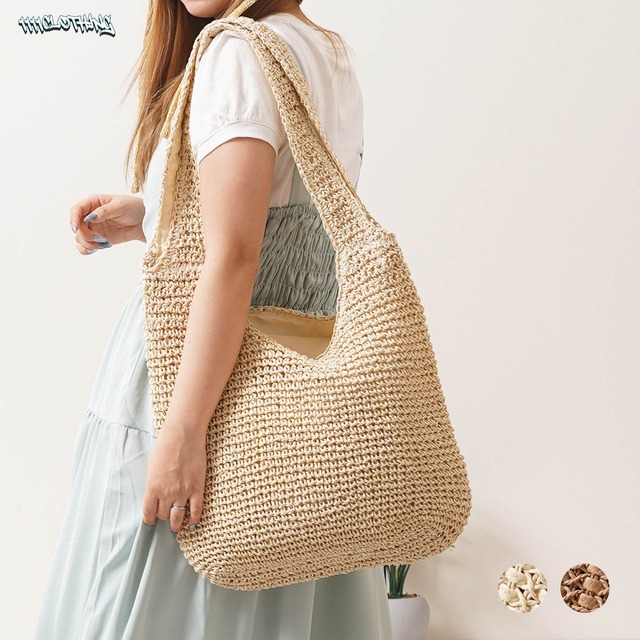 ◆編み込み トートバッグ◆ch-25110