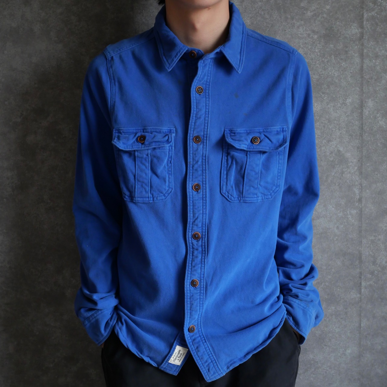 00s Abercrombie&Fitch reactive dyeing sweat shirt