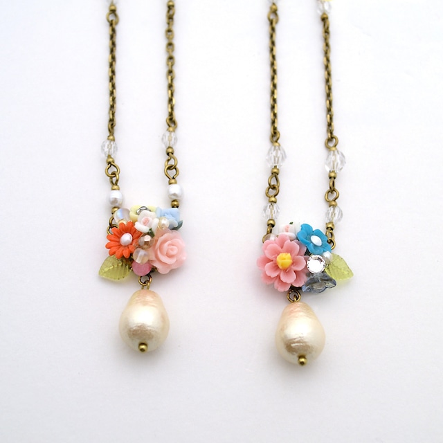 Sally Bijou　Vintage Garden ネックレス