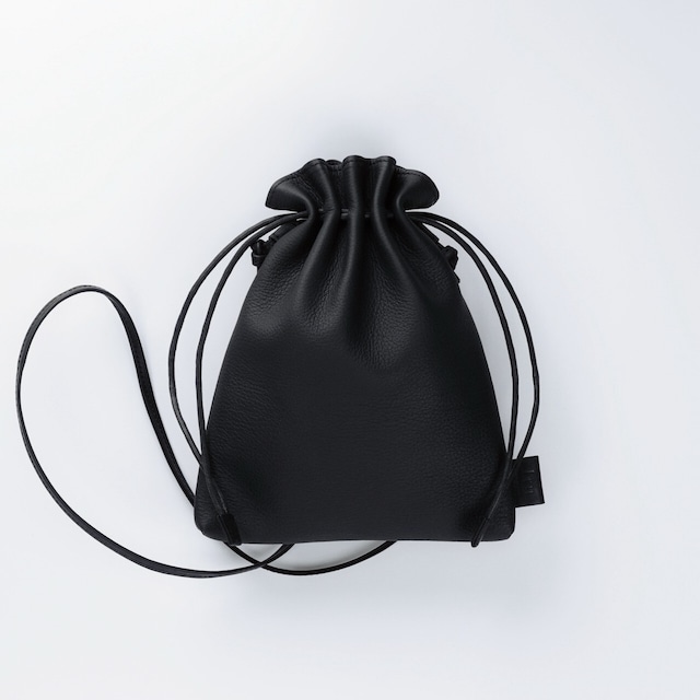 【Iru×CRONY.】2WAY LEATHER KINCHAKU / 受注生産 3月上旬～3月中旬 発送予定