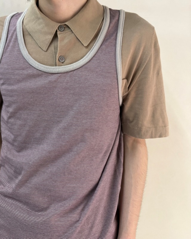 【Louis Vuitton】border tank top
