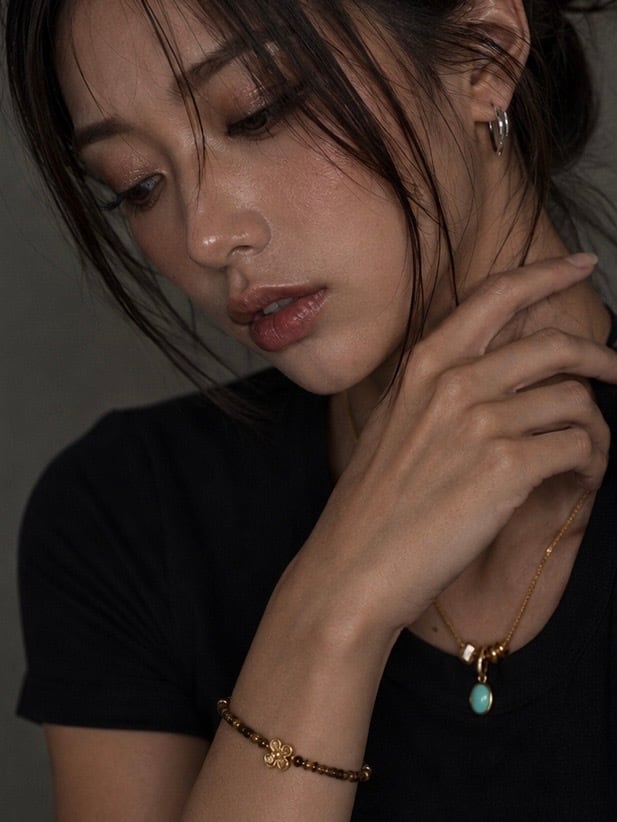 DESERT TURQUOISE Pendant Necklace | TIGRAE
