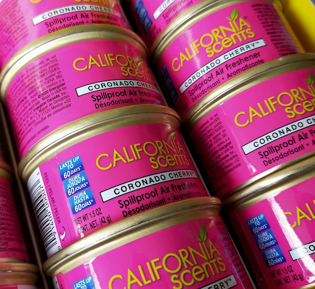 香りの缶詰◆カリフォルニアセンツ・チェリー◆芳香剤　エアフレッシュナー　車　部屋　玄関