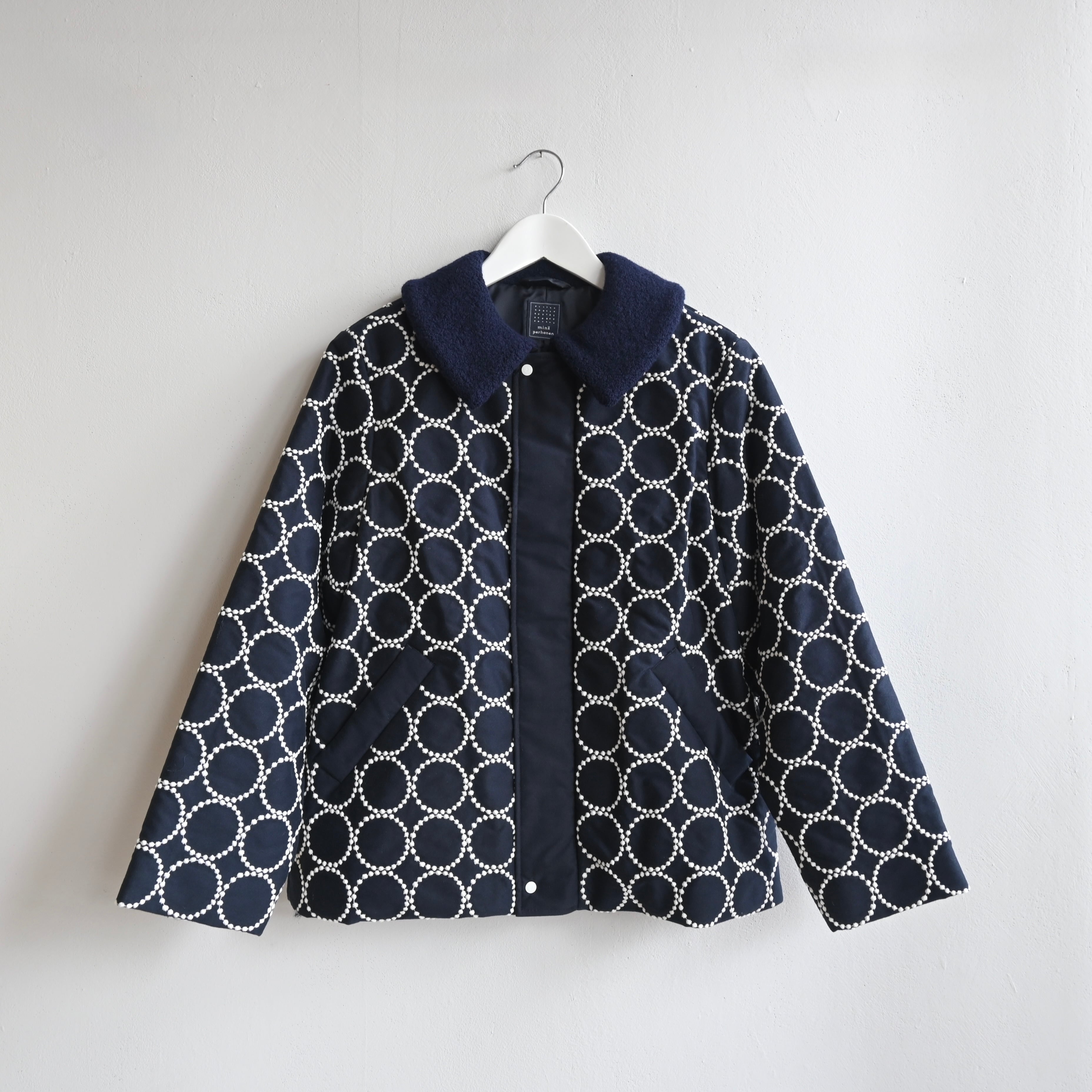 《mina perhonen 2025AW》tambourine ブルゾン / navy / 160cm