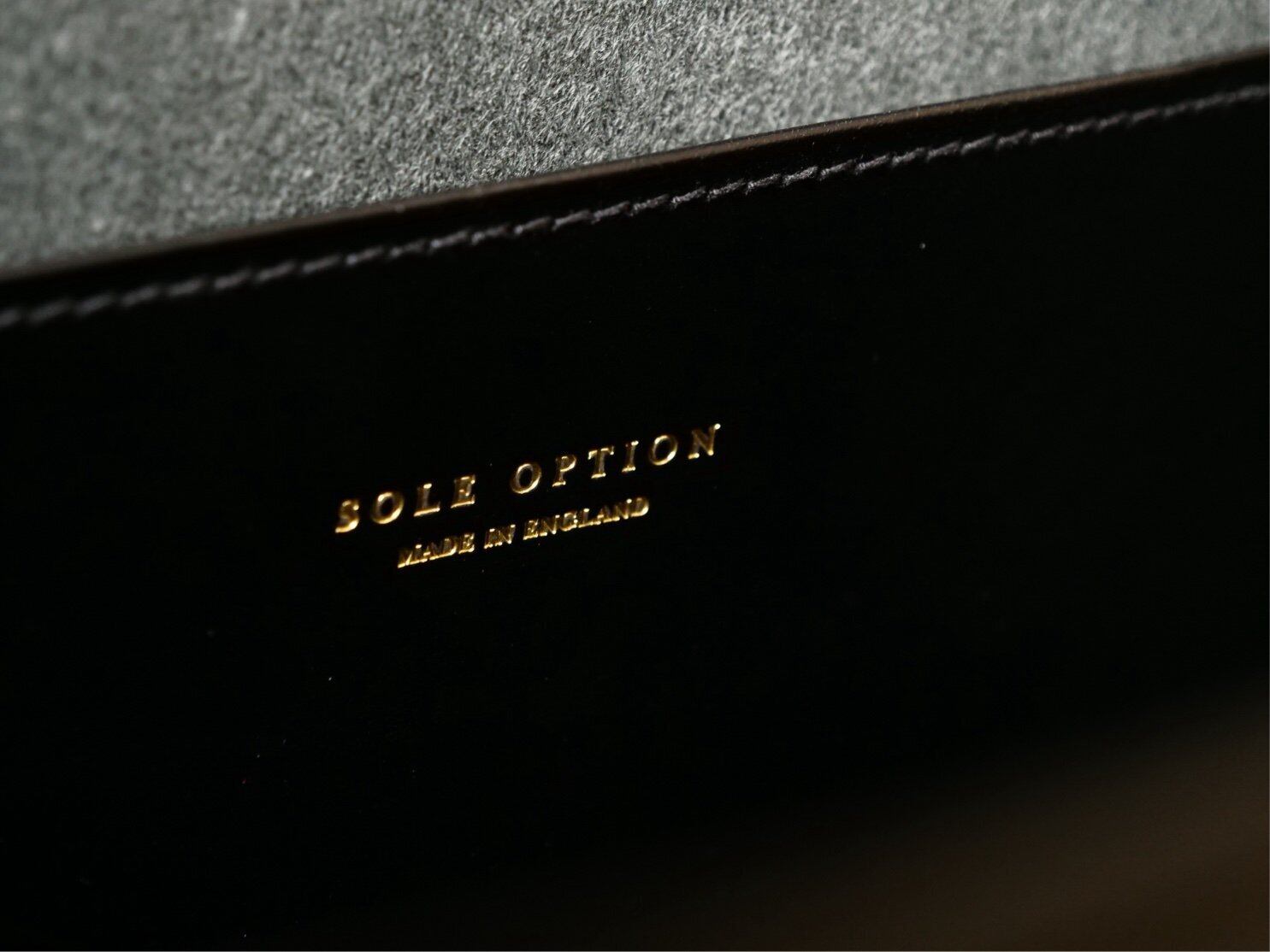 SOLE OPTION】KEW / BLACK / Leather Tote Large | UNION WORKS ONLINE