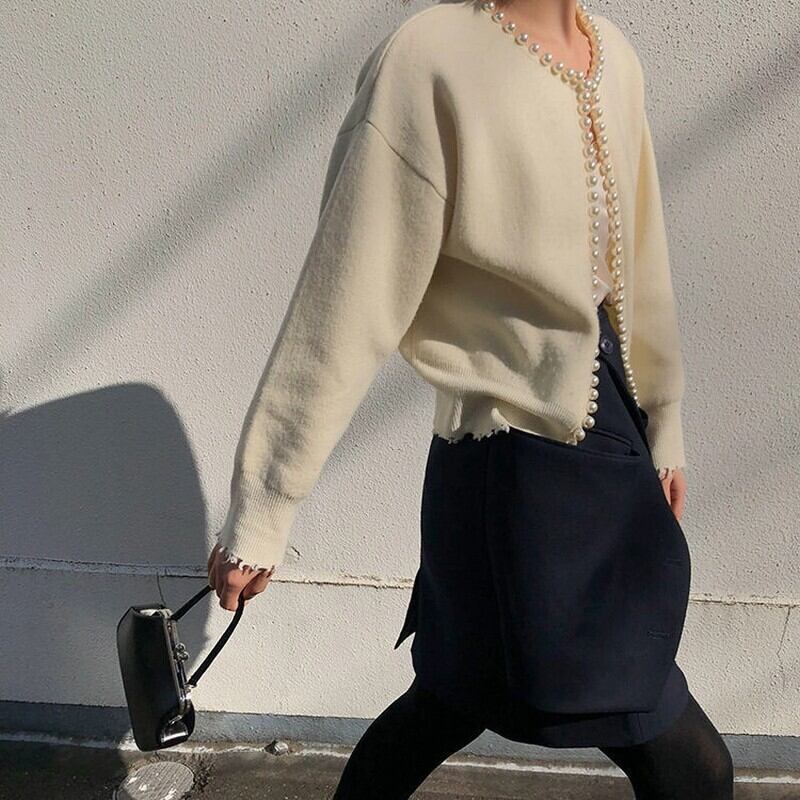 Pearl knit cardigan