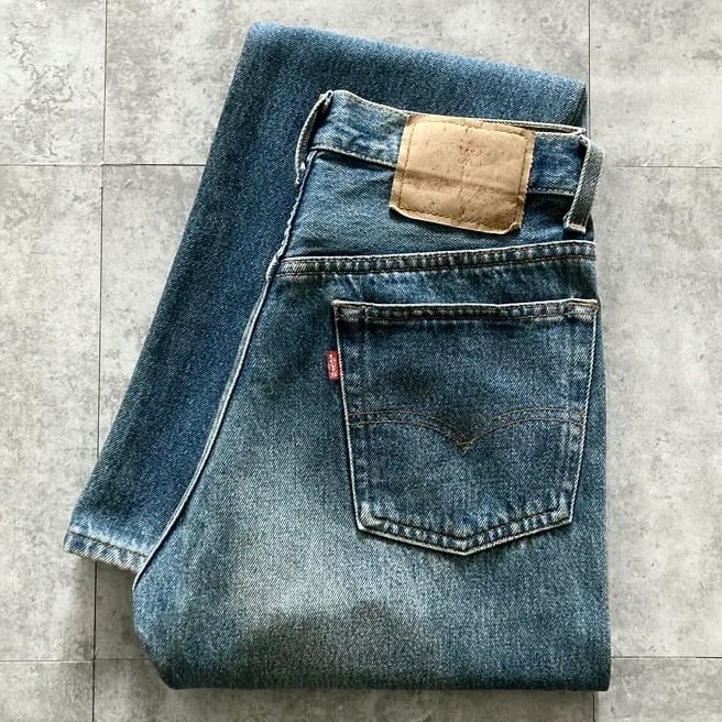 W38 L34】Levi's 569 リーバイス ジッパーフライ ビッグサイズ 先染め