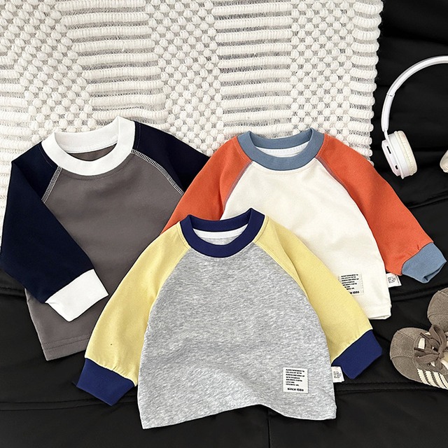 【秋作】バイカラーシャツ