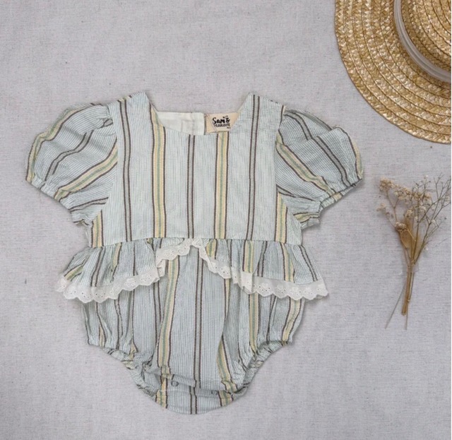 【即納】SAM AND LOULUTE Barboteuse Margot - Bleu Clair