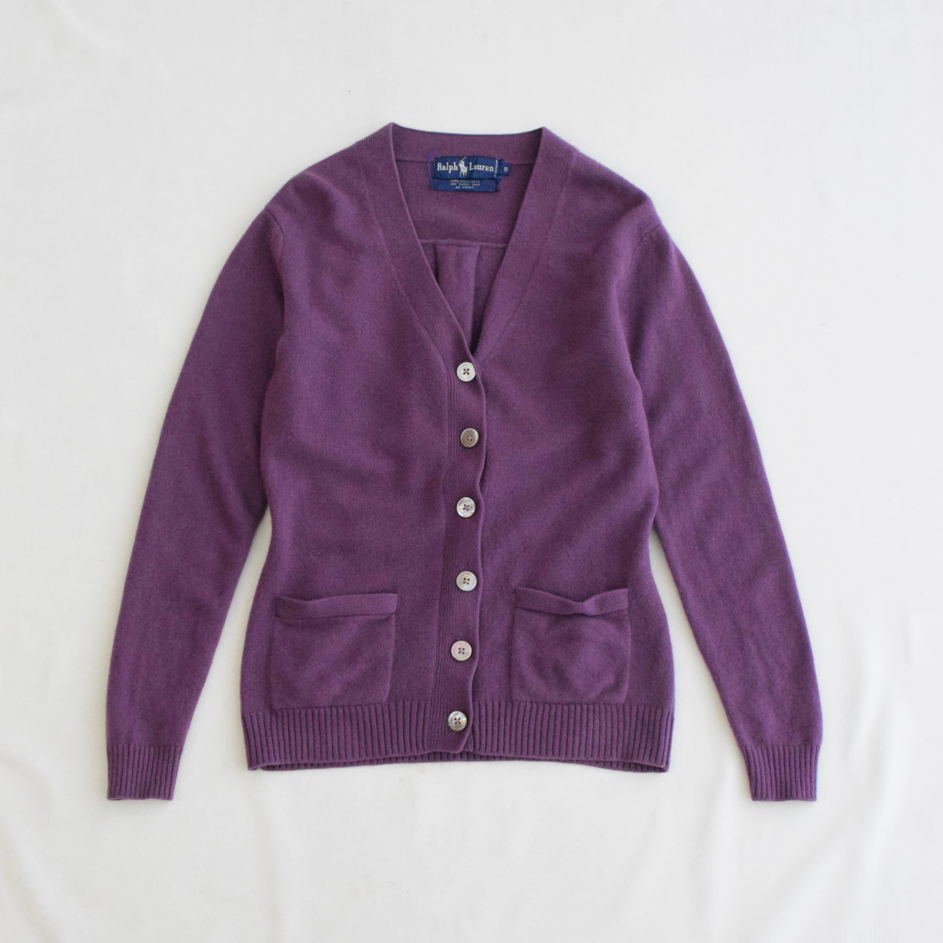 90's Ralph Lauren “カシミア100％” カーディガン レディースS