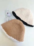 *即納*エコファーバケットハット(ivory / beige)