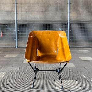 【kawais】 leather chair seat<Souther>_Camel