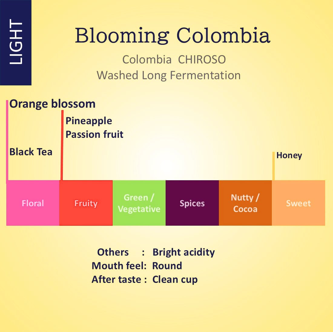 Bloomimg Colombia 150g (Light Roast)