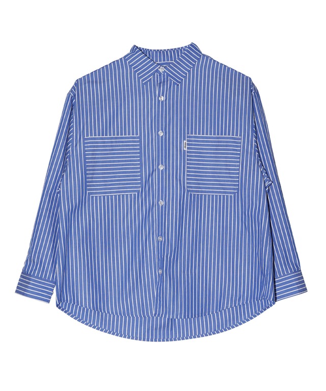 【#Re:room】PIN STRIPE BIG SHIRTS［RES095］