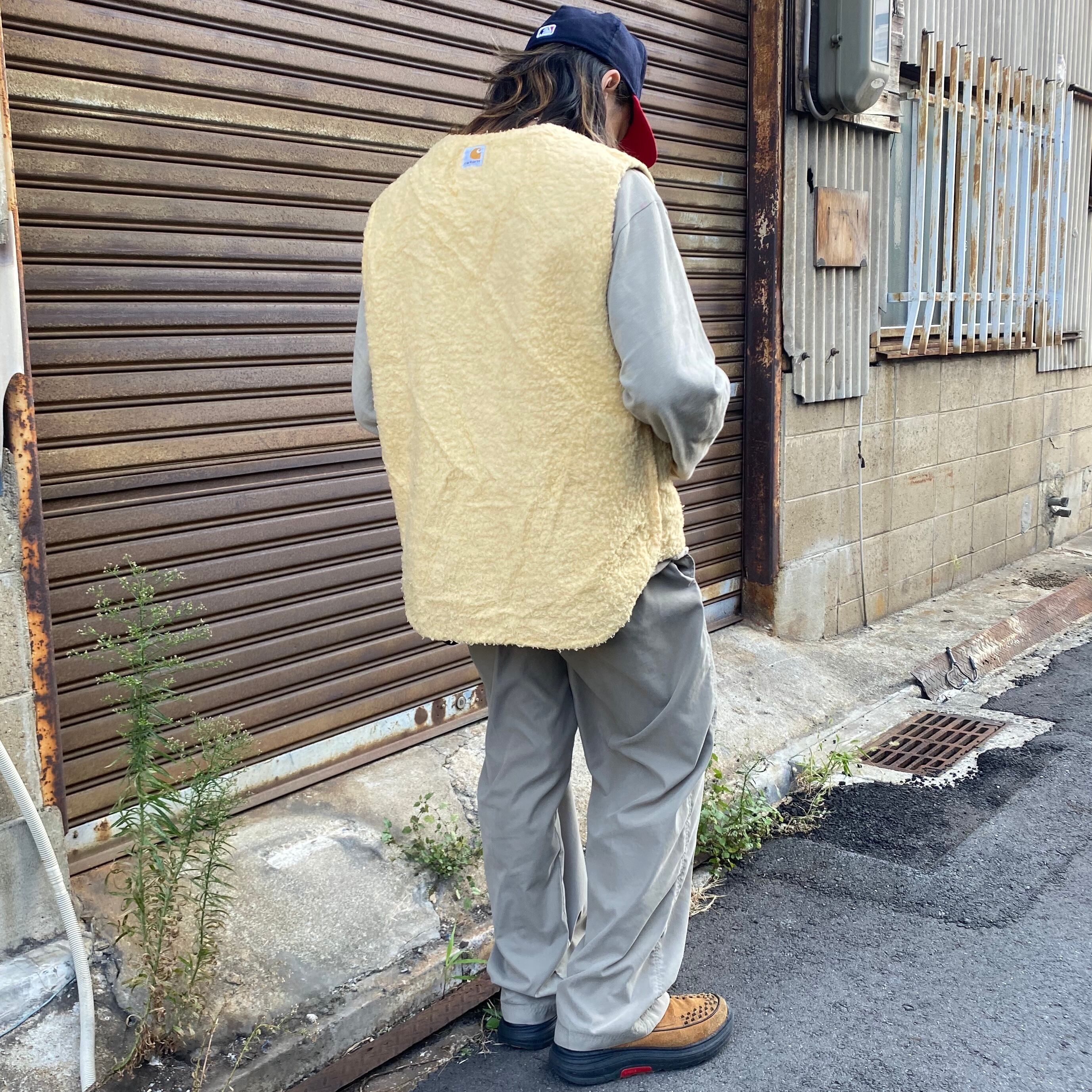 80年代 80s USA製 Carhartt カーハート ダック地 ワークベスト