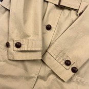 J.CREW ジェイクルー フード ライナー ベスト 付き トレンチコート M/ベージュ レディース バスケットボタン