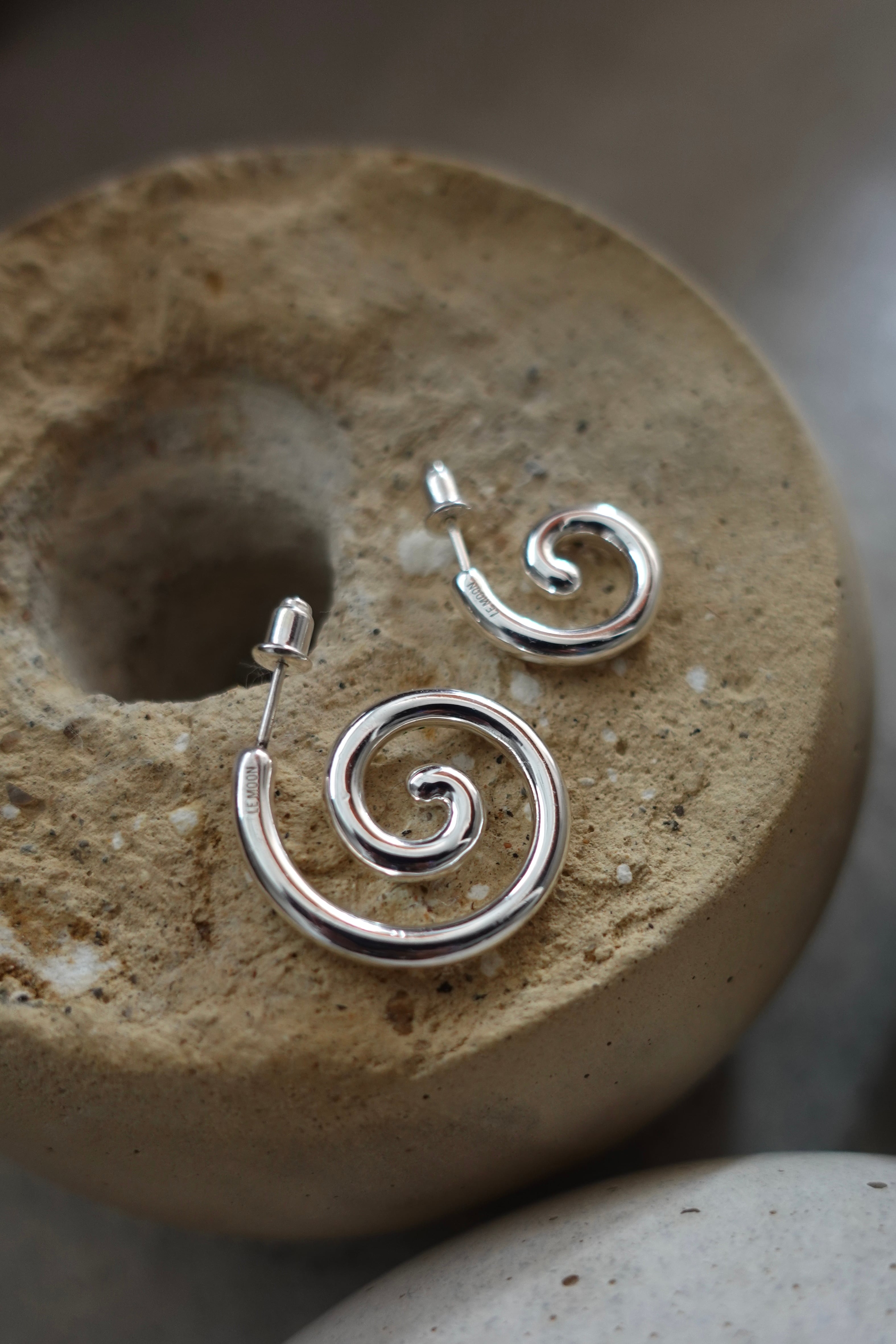 LE MOON】SPIRAL SUN/PIERCE/SILVER | TOLMA.
