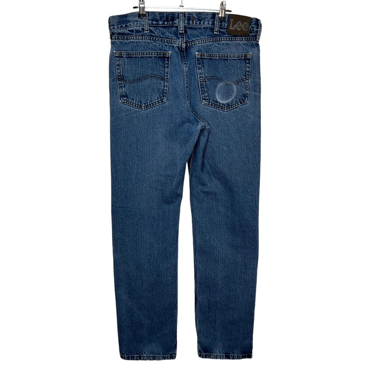 W36×L30#裾上げ済み】Lee デニムパンツ 革パッチ | 古着屋OLDGREEN 