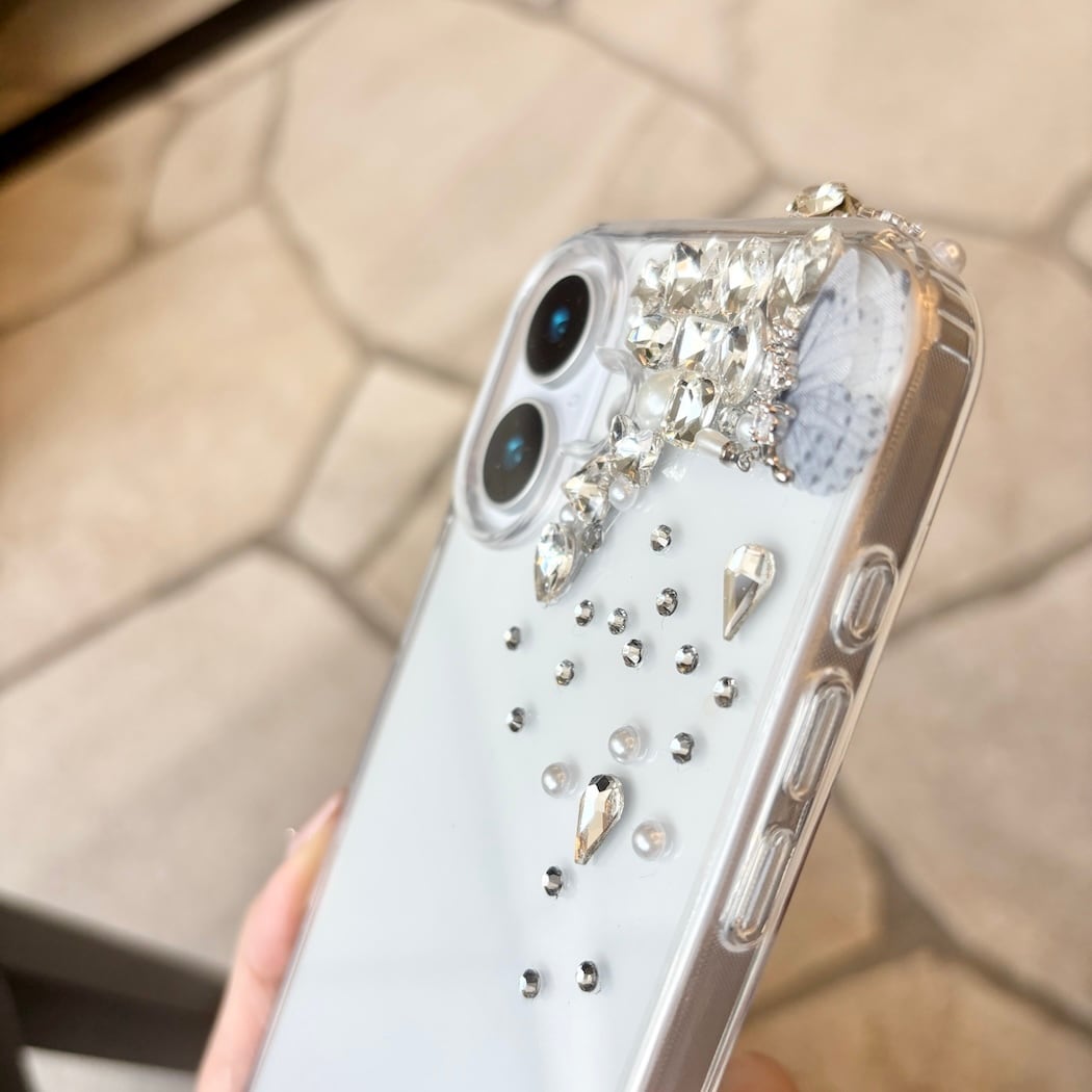 クリスタルシャワークリアiPhoneケース | Matey