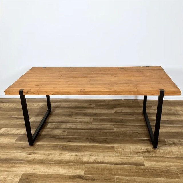 d-BodhiCELEBES DINING TABLE 1800ディーボディセレベス ダイニングテーブル チーク材 細かなスレ傷あり中古【300サイズ】