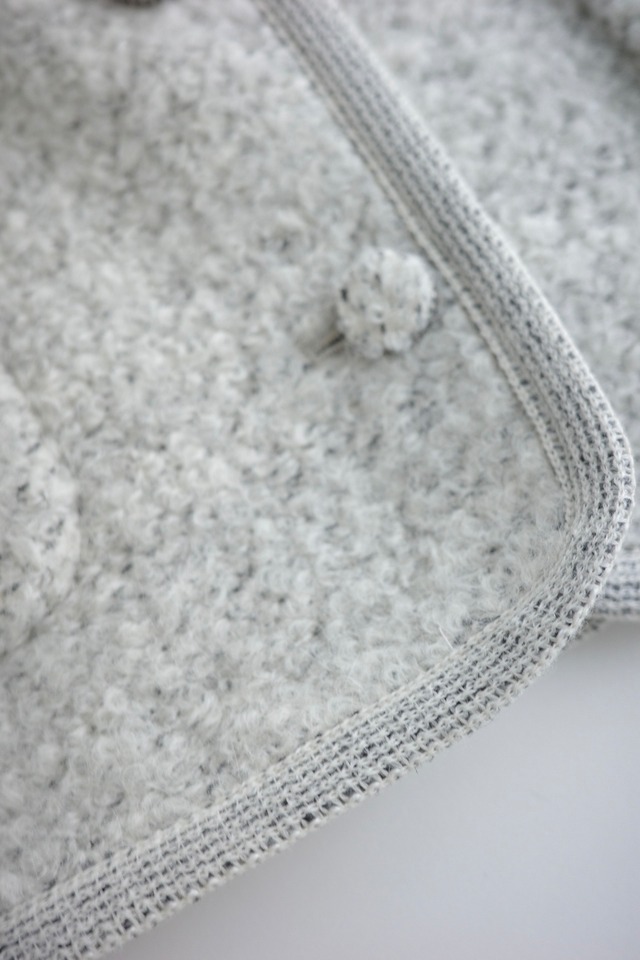 (即納) ounce / Eiin boucle alpaca jacket