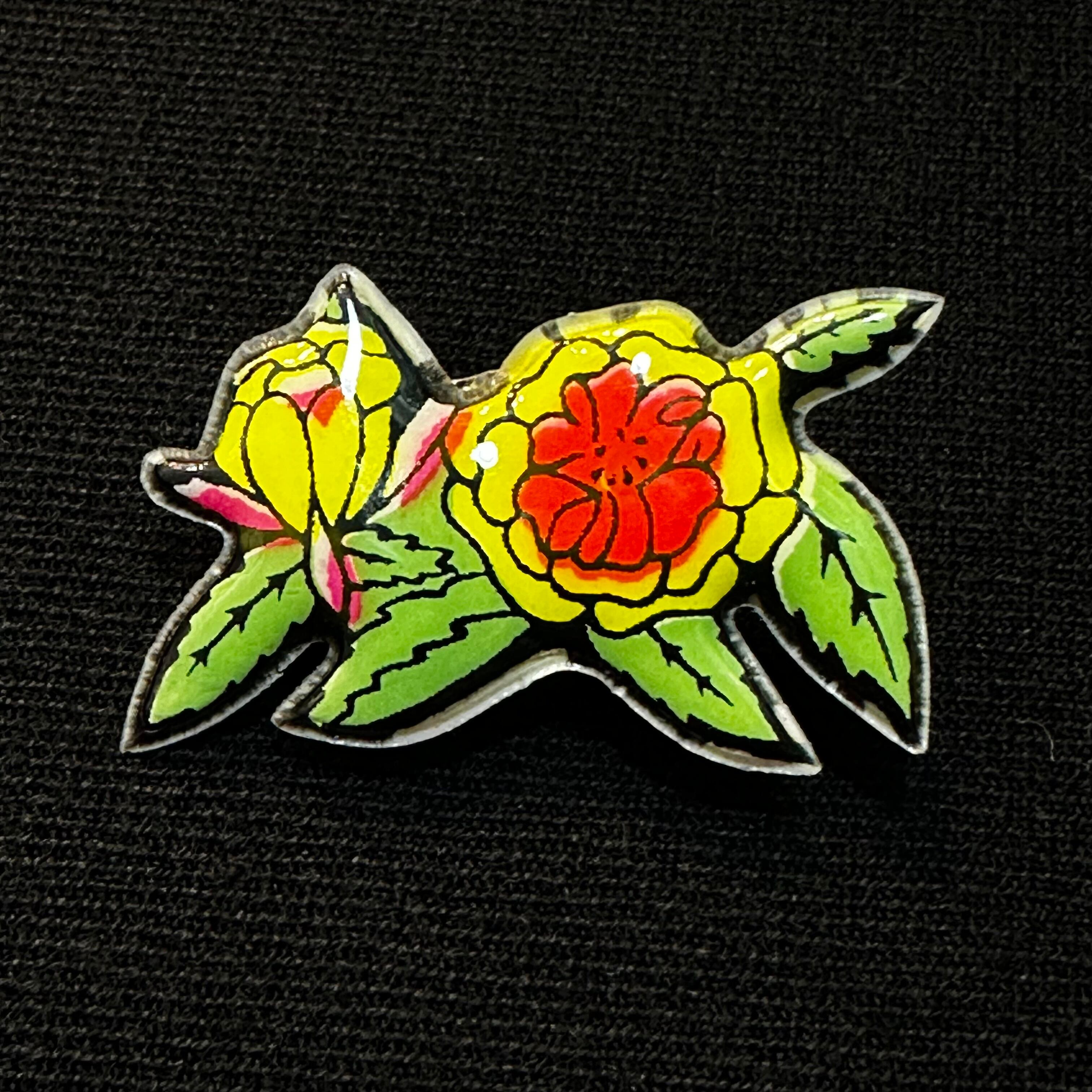 昭和レトロ ビニールフラワー プクプクミニブローチ | GIFTSHOP OTAFUKU