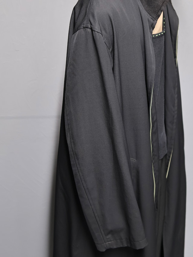 【Y's for men】zip design long coat