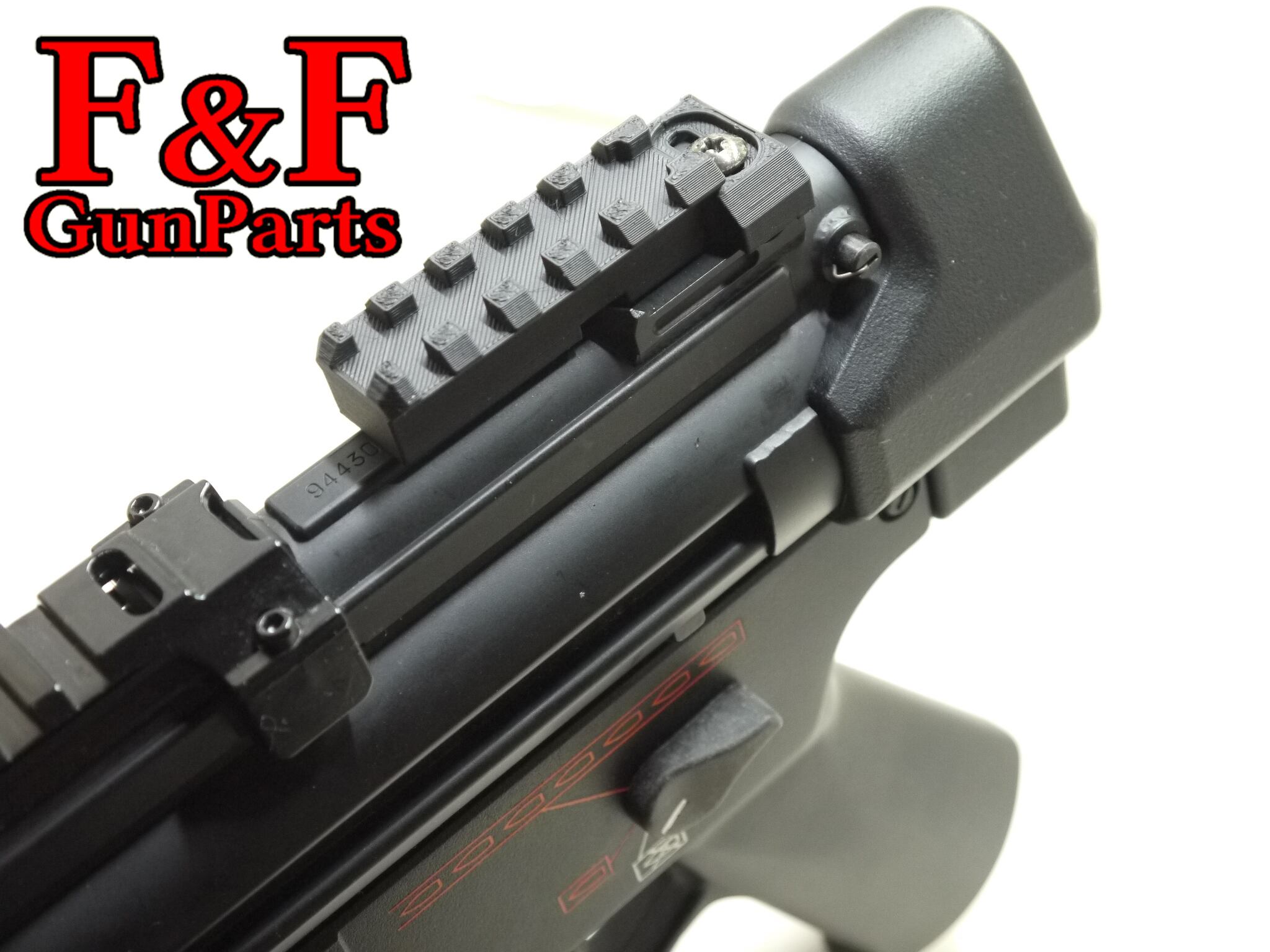 東京マルイ MP5/MP5kシリーズ対応 リア20mmレール | F&F GunParts