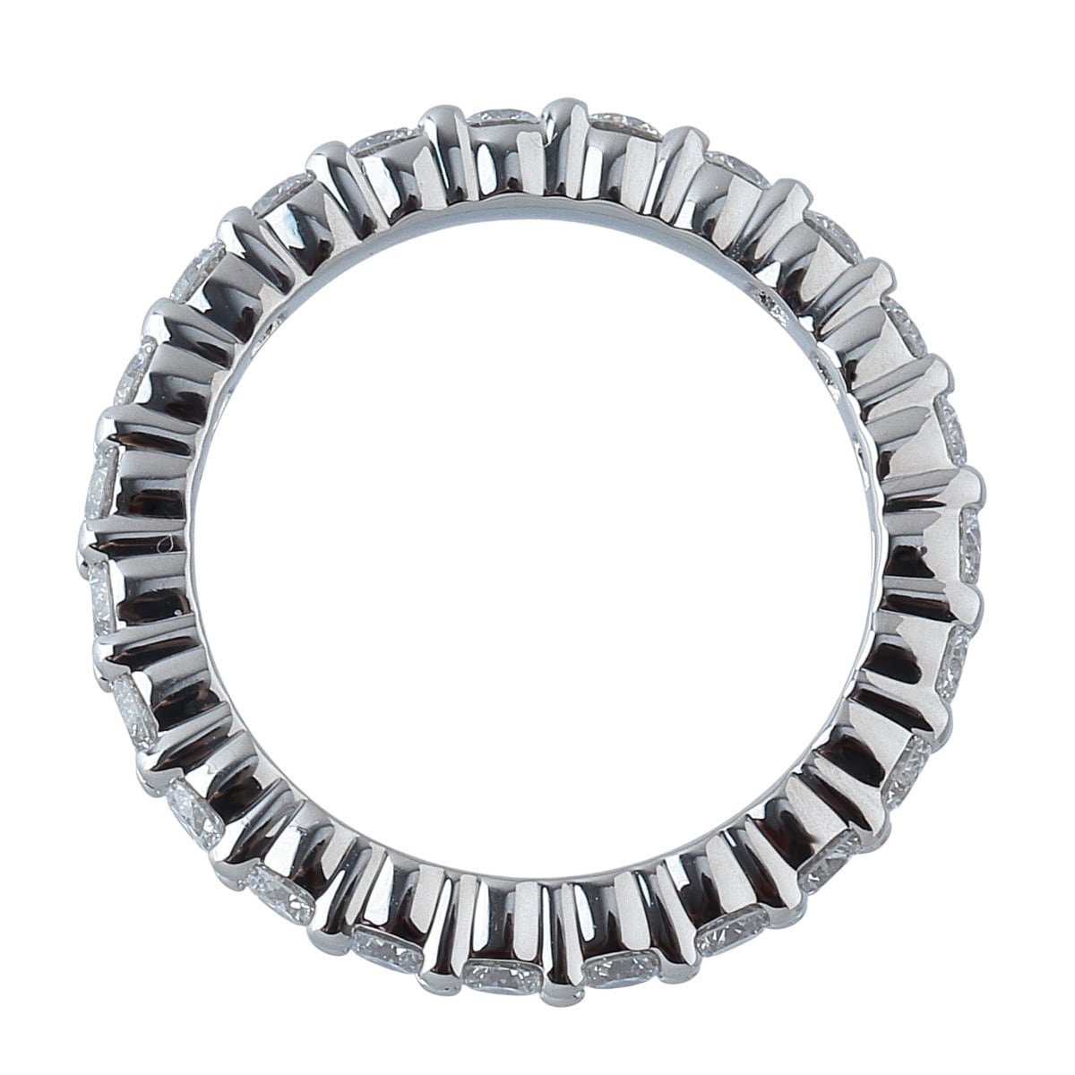 ハリーウィンストン フルエタニティ リング ラウンド プロングセット