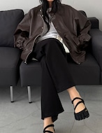 【新作5%OFF・3日間】Carbon Soft-Leather Jacket_2colors