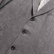 カシミヤ混 PAPAS パパス テーラードジャケット GUABELLO生地 ブレザー サイズ M /グレー/メンズ