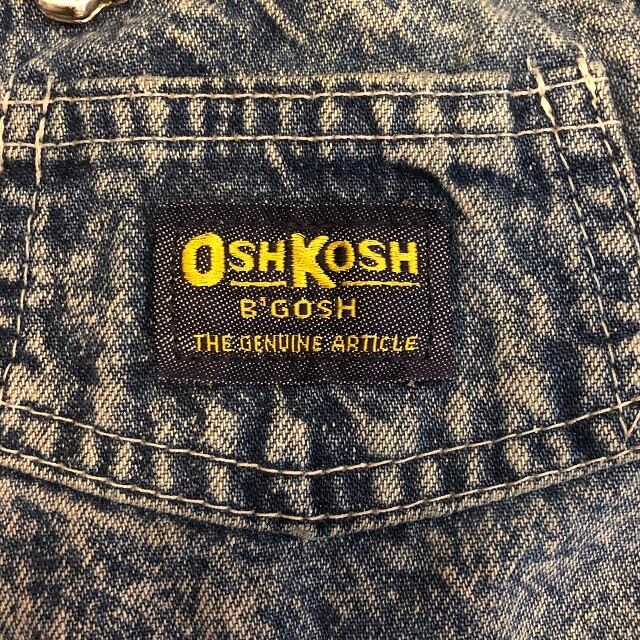 USED OSHKOSH USA製 ケミカルウォッシュオーバーオール 6/9M 6/9ヶ月 | Churchill kids wear powered  by BASE