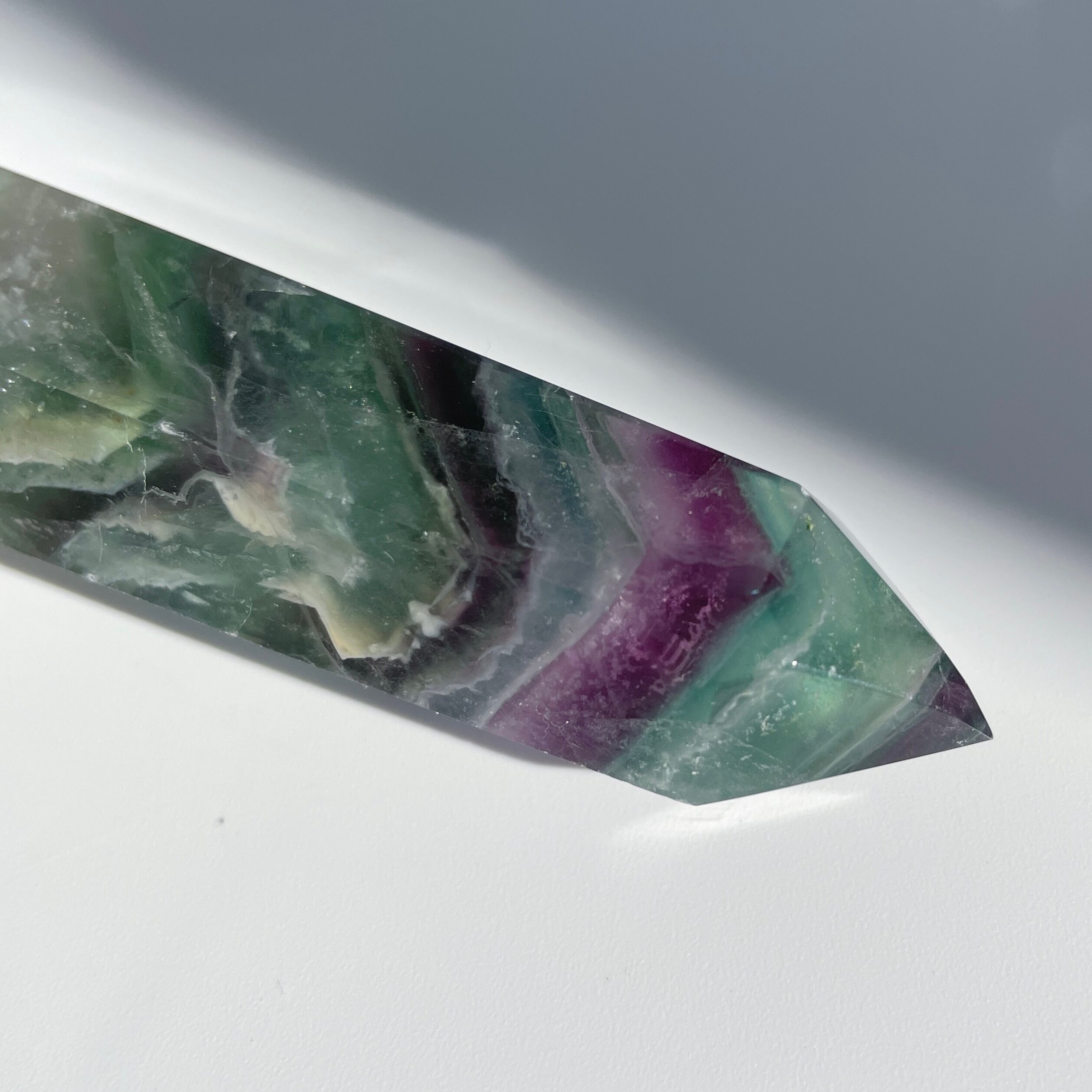 レインボーフローライト タワー型01◇ Rainbow Fluorite ◇天然石