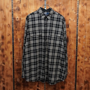 ralphlauren benford 黒白 チェックシャツ L/ラルフローレン