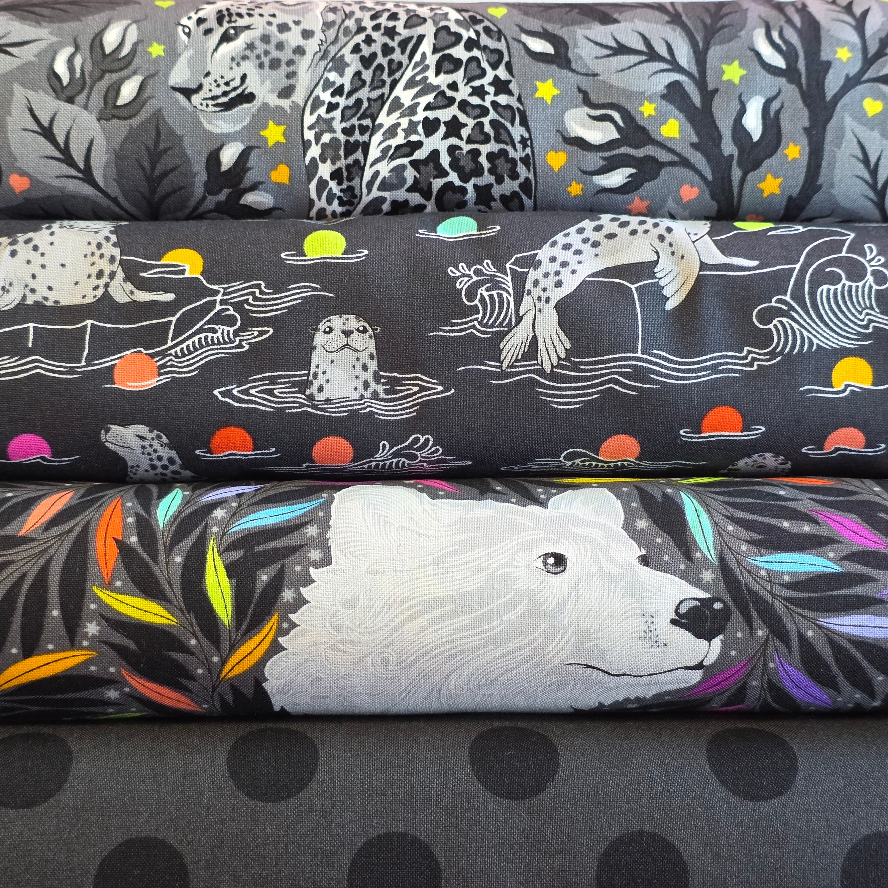 Free Spirit graywork 4柄 tula pink チュラピンク | junequilt