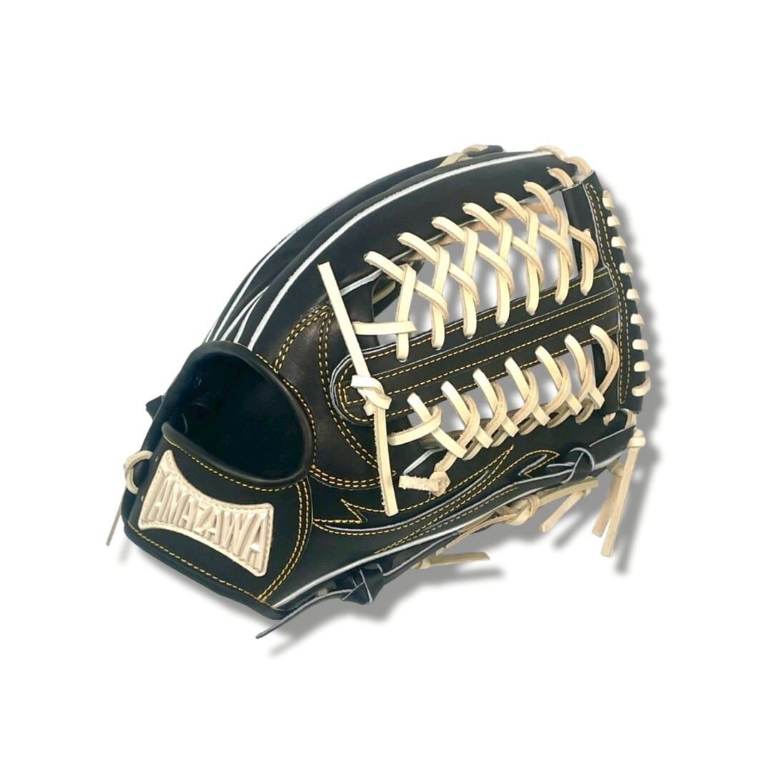 【硬式】玉澤 DELUXE 外野グローブ TUG-92DX型(ブラックキャメルxシリコンラベル)