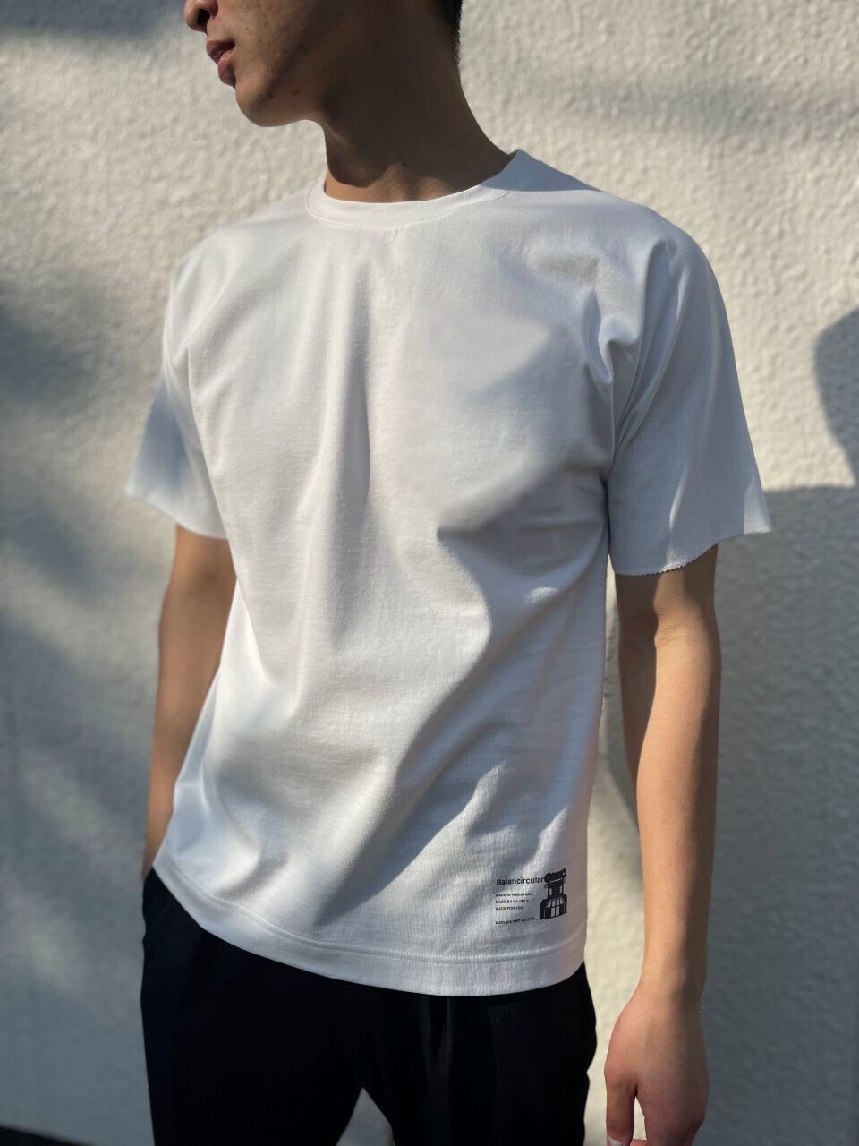 スーピマコットンドルマンTシャツ|日本製|胸ポケットなし