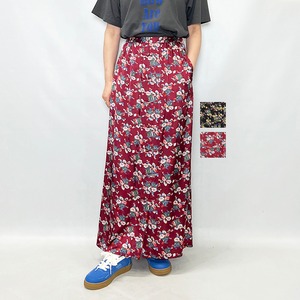 SHINZONE シンゾーン FLOWER BOUQUET PRINTED SATIN SKIRT 25AMSSK01 2025秋冬新作 [送料無料]