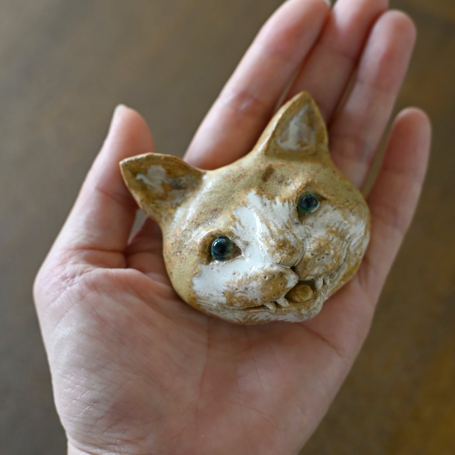 Nagisa工房／陶芸作品／ウォールハンギング／猫 | Gallery DASOKU