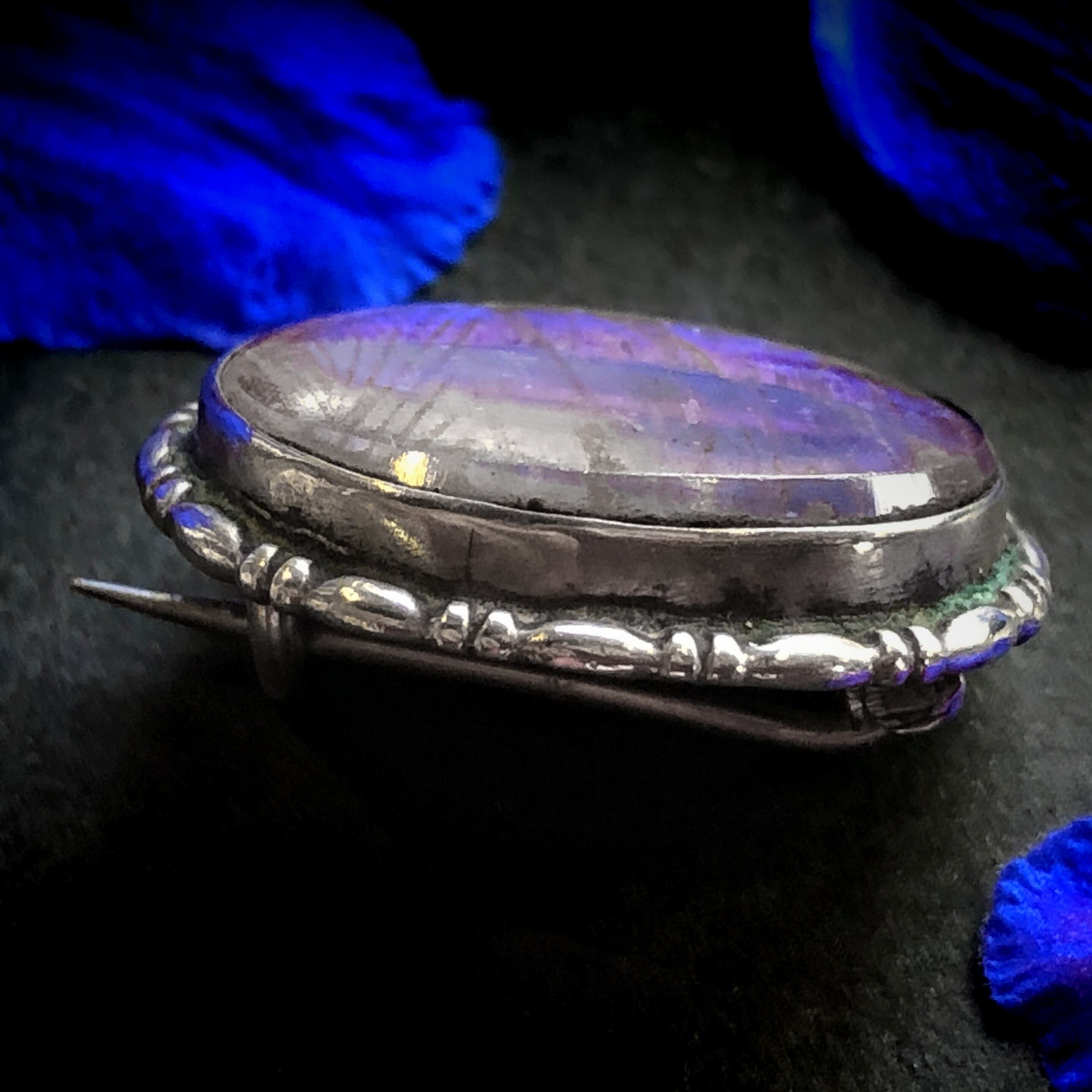 モルフォ蝶ブローチ アンティーク ALFANO 世界有名な inspektorat