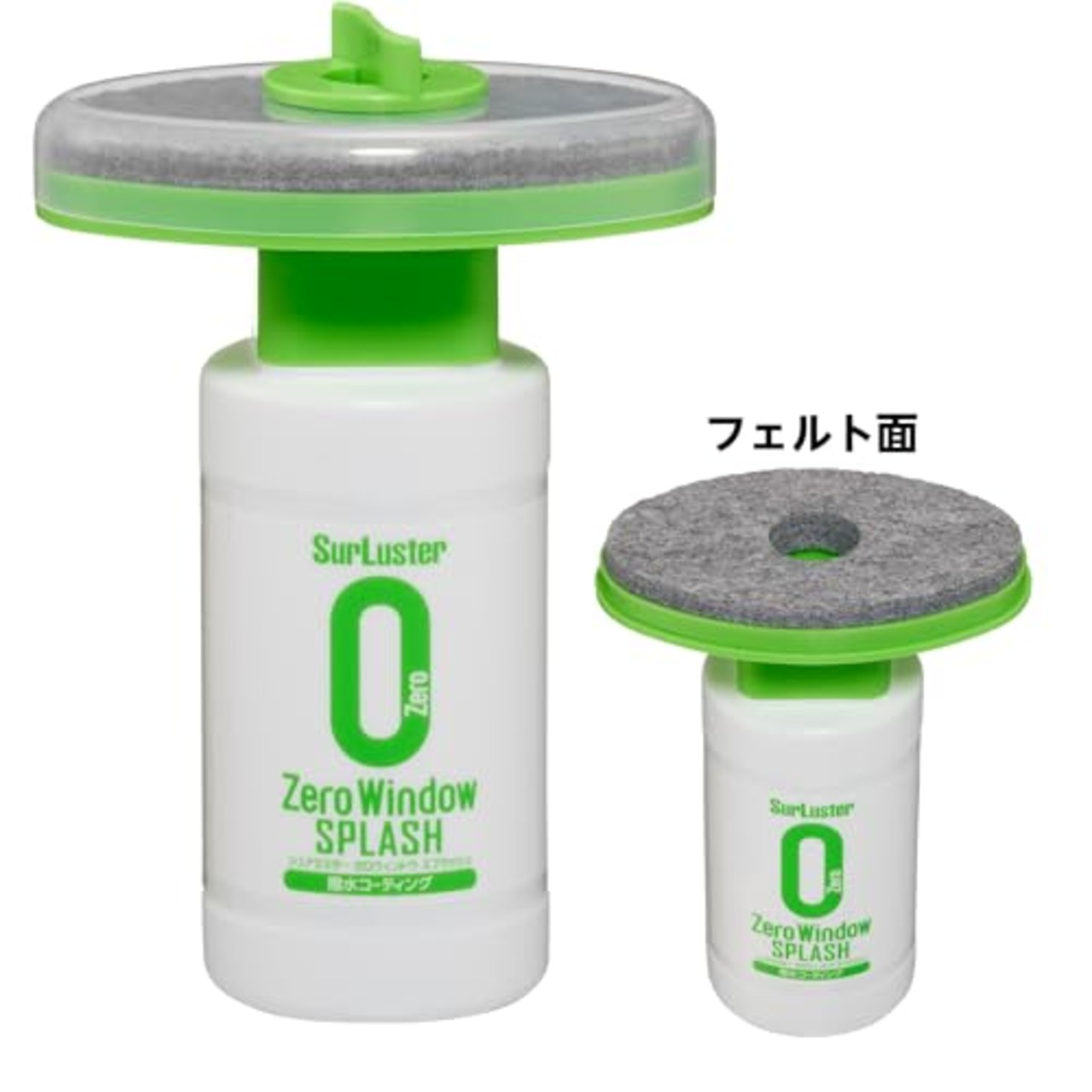 SurLuster(シュアラスター) ゼロウィンドウ スプラッシュ ガラス 高撥水 塗りこみタイプ 100ml 約3カ月持続 隅々まで塗りこみ可能 サイドミラー ウィンドウ 窓 洗車 S-149