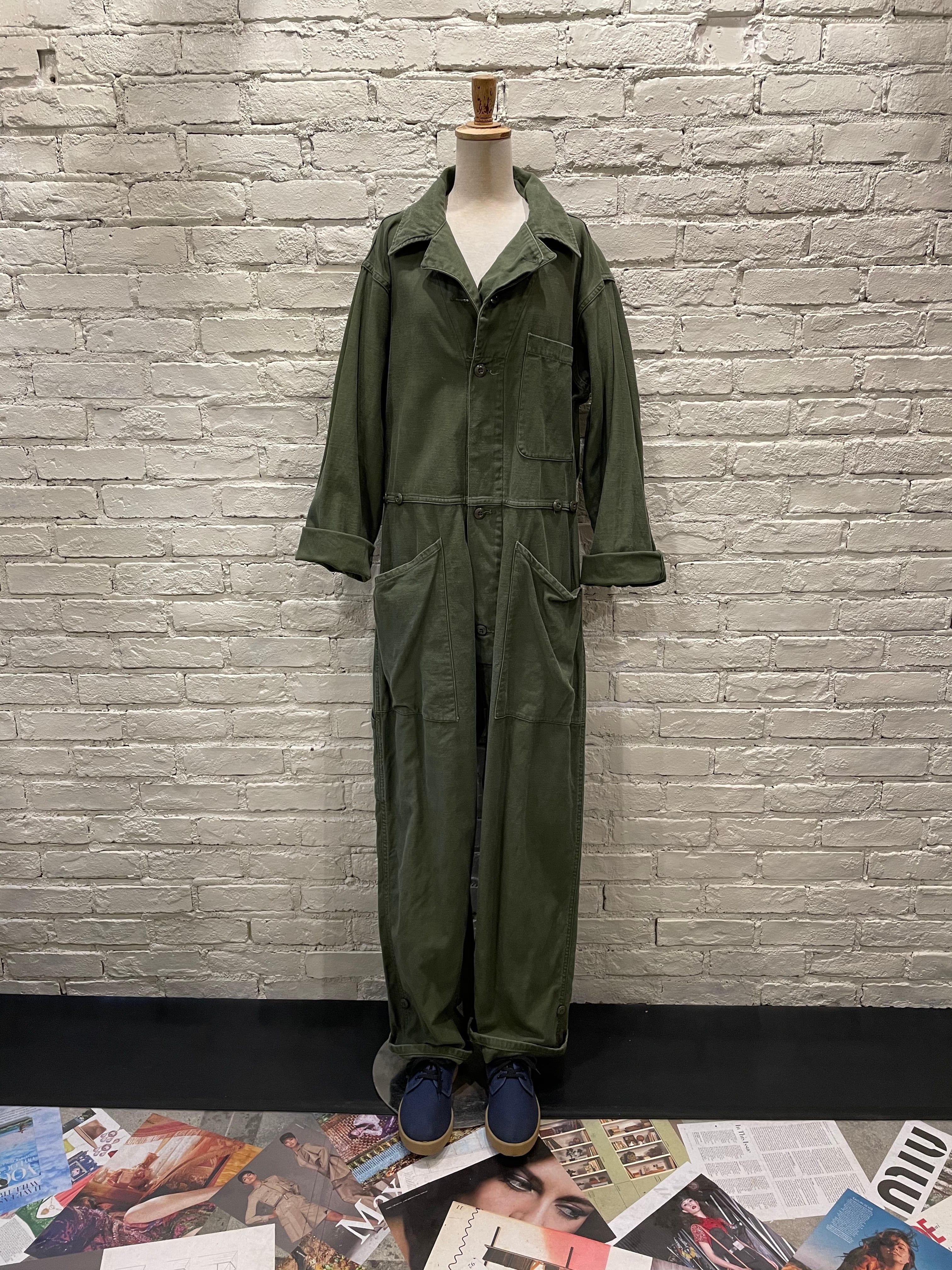 ユニセックス】40年代〜 アメリカ軍 ヘリンボーンオールインワン 