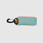 vibram light case (mint×orange) with blue glowing zip