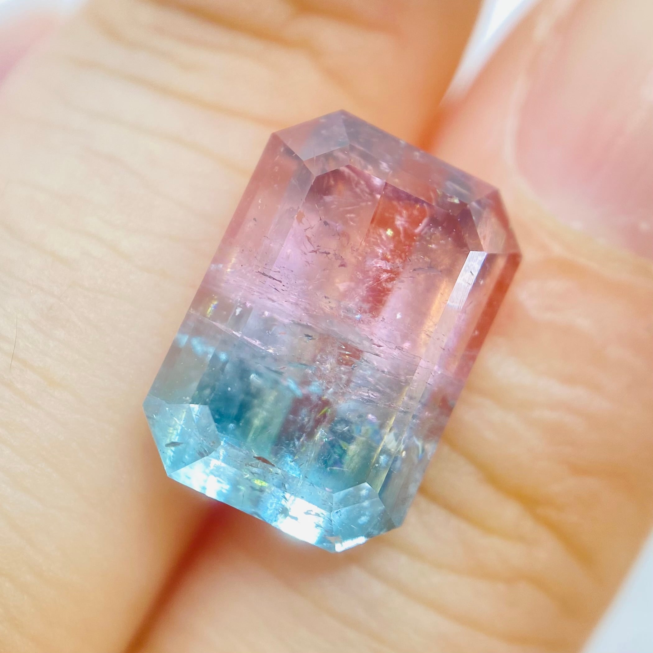 秋色】バイカラートルマリン 0.8ct 秋色】バイカラートルマリン 0.8ct