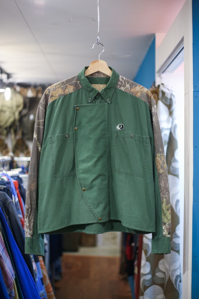 “Asymmetry front & short custom” outdoor shirt
