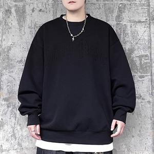 ゴシックレタープリントスウェットシャツ 2カラー 11264