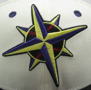 Exclusive NEW ERA 59fifty Seattle Mariners　シアトル・マリナーズ　Chrome×Black