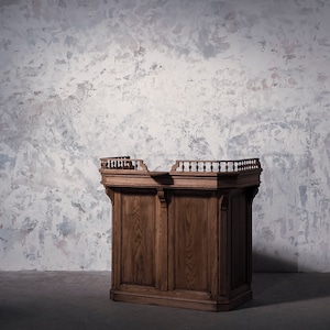 カウンター/空間装飾/花台/アンティーク/パイン材/店舗什器/演説台/スタジオ/ブライダル/レジカウンター