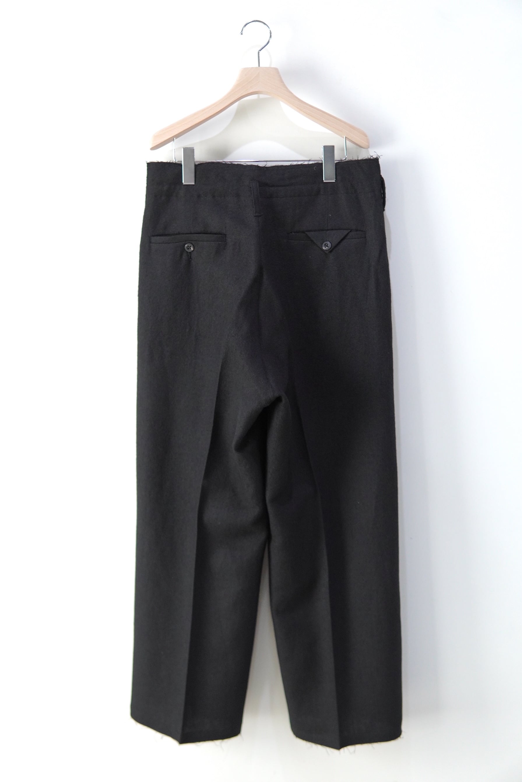 ANCELLM / SHRINK WOOL WIDE SLACKS / ANC-PT94 | POETRY